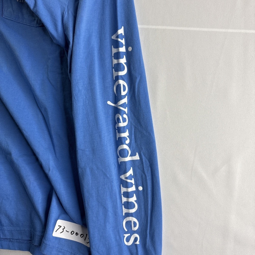 Vineyard Vines Men's XS Blue Field Hockey Crew Neck Long Sleeve T-Shirt Casual - Picture 8 of 9